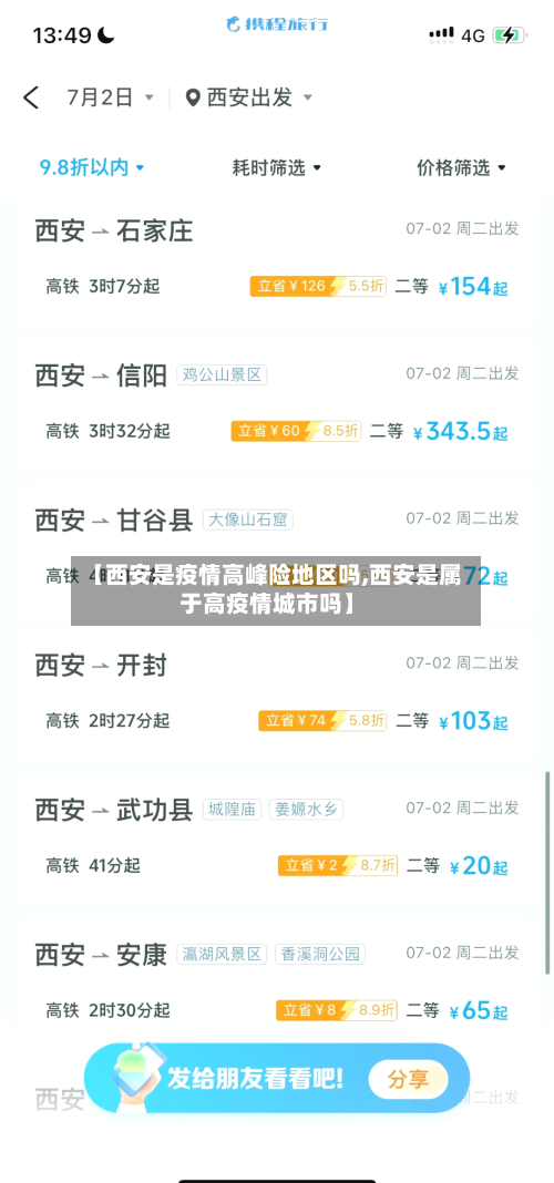 【西安是疫情高峰险地区吗,西安是属于高疫情城市吗】-第2张图片