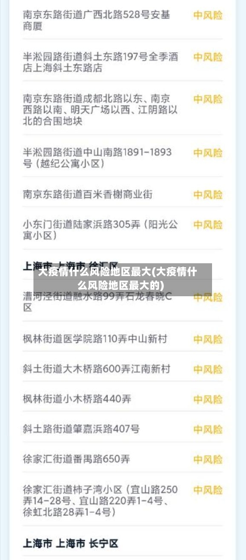 大疫情什么风险地区最大(大疫情什么风险地区最大的)-第3张图片