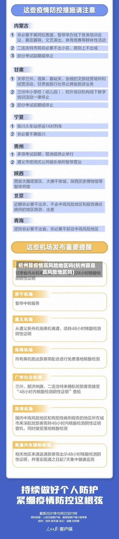 杭州算疫情高风险地区吗(杭州算是高风险地区吗)