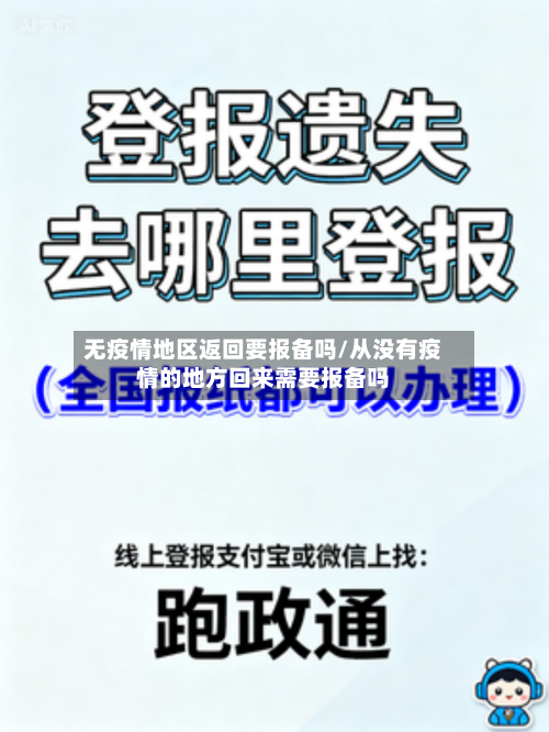 无疫情地区返回要报备吗/从没有疫情的地方回来需要报备吗