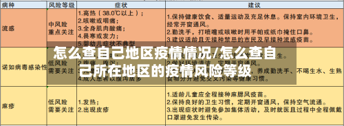 怎么查自己地区疫情情况/怎么查自己所在地区的疫情风险等级-第3张图片