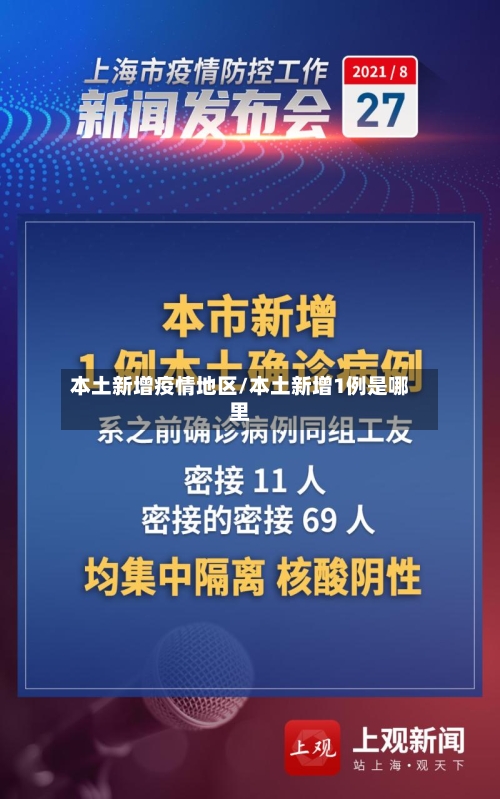 本土新增疫情地区/本土新增1例是哪里-第2张图片
