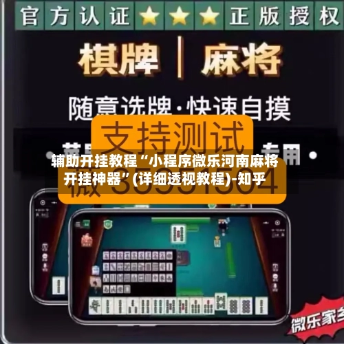 辅助开挂教程“小程序微乐河南麻将开挂神器”(详细透视教程)-知乎-第3张图片