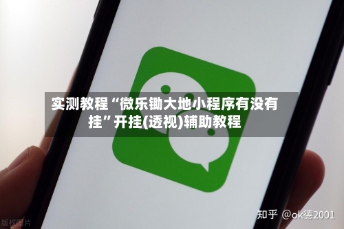 实测教程“微乐锄大地小程序有没有挂”开挂(透视)辅助教程