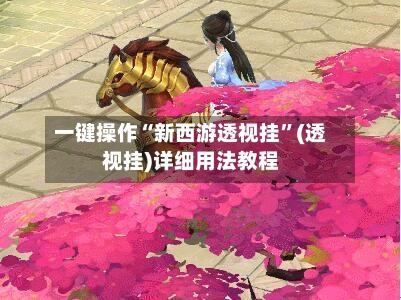 一键操作“新西游透视挂”(透视挂)详细用法教程