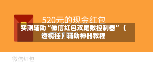 实测辅助“微信红包双尾数控制器”（透视挂）辅助神器教程-第2张图片