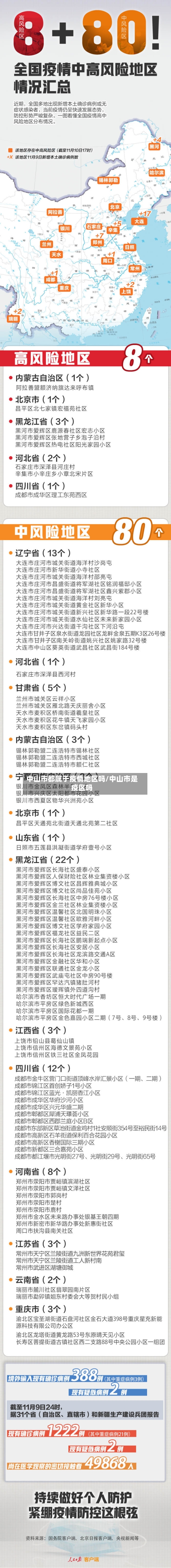 中山市都属于疫情地区吗/中山市是疫区吗