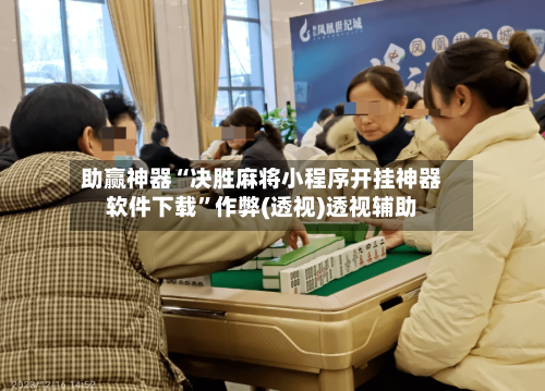 助赢神器“决胜麻将小程序开挂神器软件下载”作弊(透视)透视辅助-第3张图片