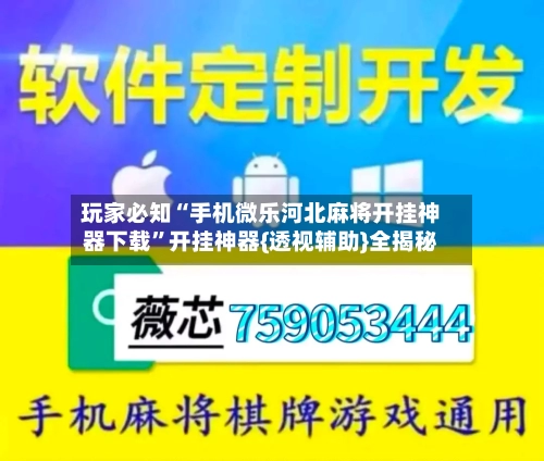 玩家必知“手机微乐河北麻将开挂神器下载”开挂神器{透视辅助}全揭秘