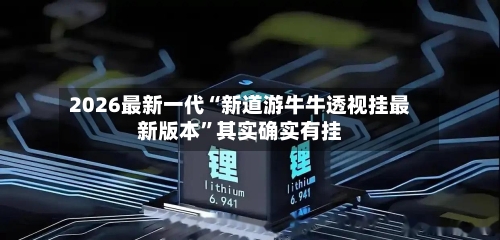 2026最新一代“新道游牛牛透视挂最新版本”其实确实有挂-第2张图片
