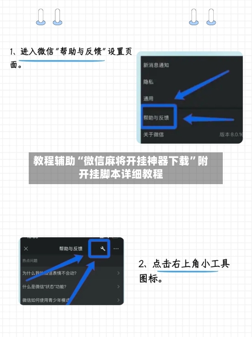 教程辅助“微信麻将开挂神器下载”附开挂脚本详细教程-第2张图片