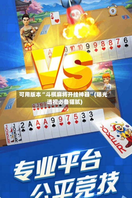 可用版本“斗棋麻将开挂神器	”(曝光透视必备猫腻)-第2张图片