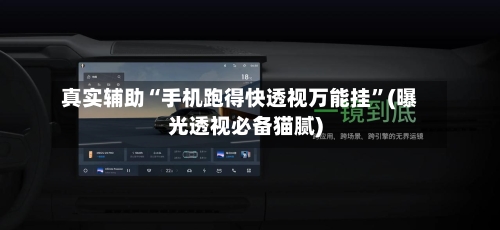 真实辅助“手机跑得快透视万能挂”(曝光透视必备猫腻)