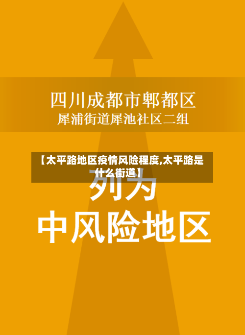【太平路地区疫情风险程度,太平路是什么街道】