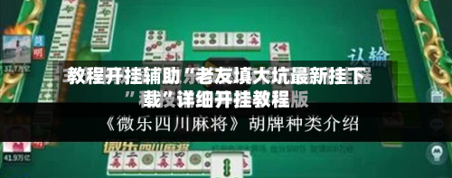 教程开挂辅助“老友填大坑最新挂下载”详细开挂教程-第2张图片