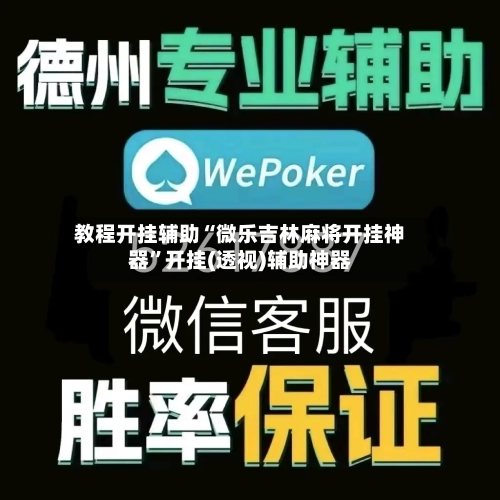 教程开挂辅助“微乐吉林麻将开挂神器”开挂(透视)辅助神器-第2张图片