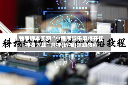 独家脚本实测“小程序微乐麻将开挂神器下载”开挂(透视)辅助教程-第3张图片