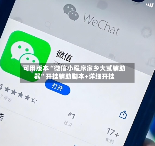 可用版本“微信小程序家乡大贰辅助器”开挂辅助脚本+详细开挂