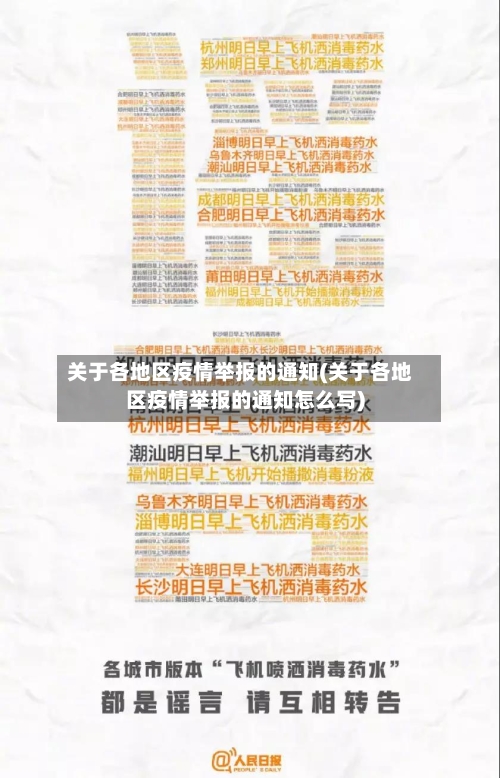 关于各地区疫情举报的通知(关于各地区疫情举报的通知怎么写)-第2张图片