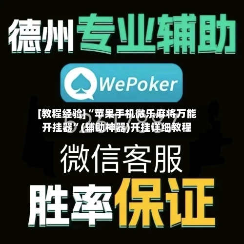 [教程经验]“苹果手机微乐麻将万能开挂器”(辅助神器)开挂详细教程