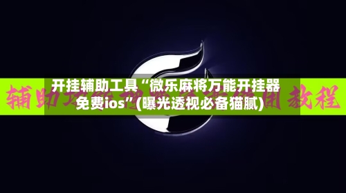 开挂辅助工具“微乐麻将万能开挂器免费ios	”(曝光透视必备猫腻)-第2张图片