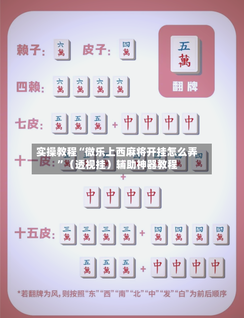 实操教程“微乐上西麻将开挂怎么弄”（透视挂）辅助神器教程-第2张图片