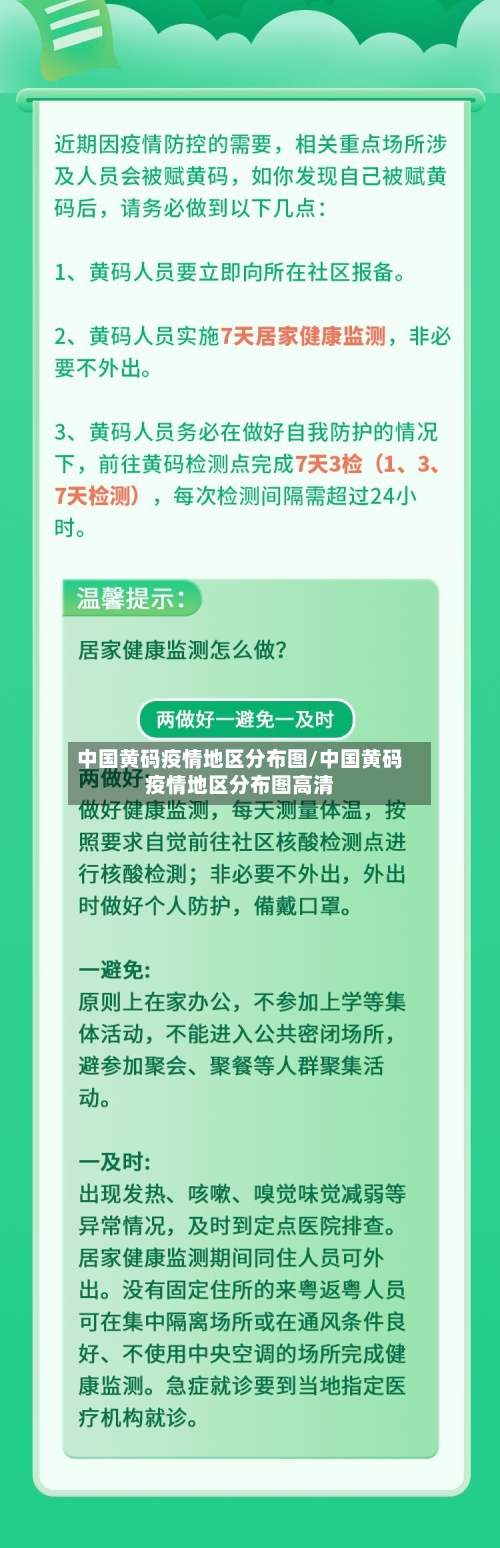 中国黄码疫情地区分布图/中国黄码疫情地区分布图高清-第2张图片
