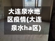 大连泉水地区疫情(大连泉水ha区)
