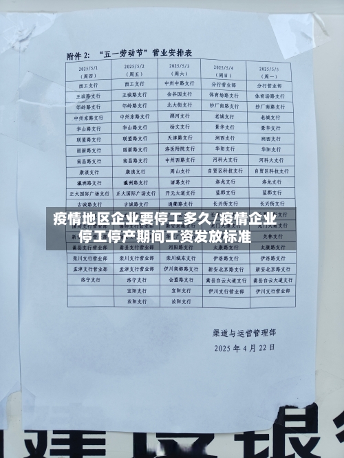 疫情地区企业要停工多久/疫情企业停工停产期间工资发放标准
