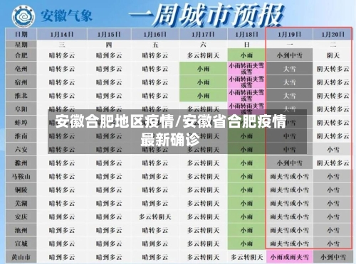 安徽合肥地区疫情/安徽省合肥疫情最新确诊-第2张图片