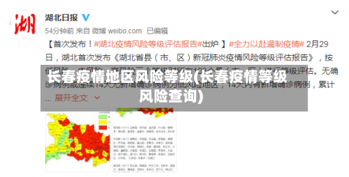 长春疫情地区风险等级(长春疫情等级风险查询)-第3张图片