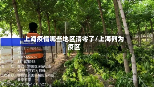 上海疫情哪些地区清零了/上海列为疫区-第2张图片