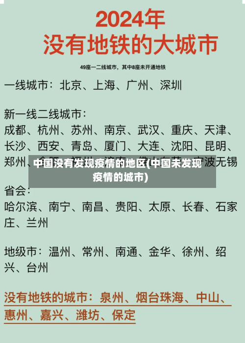 中国没有发现疫情的地区(中国未发现疫情的城市)