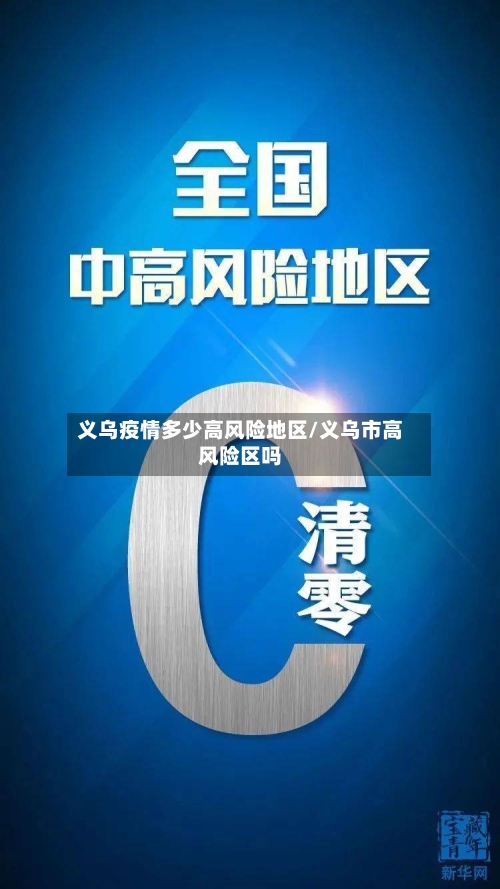 义乌疫情多少高风险地区/义乌市高风险区吗-第3张图片