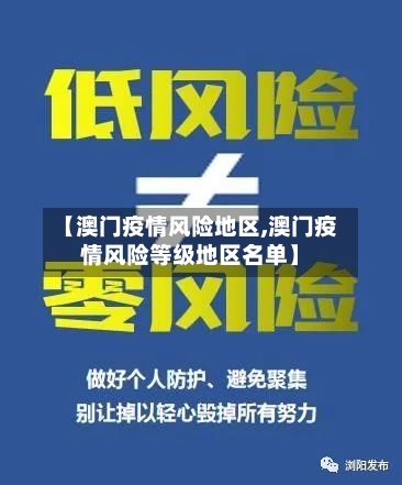 【澳门疫情风险地区,澳门疫情风险等级地区名单】