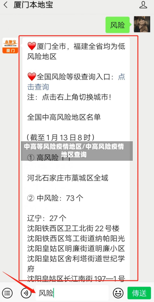 中高等风险疫情地区/中高风险疫情地区查询-第3张图片