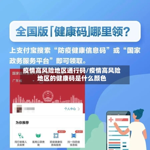 疫情高风险地区通行码/疫情高风险地区的健康码是什么颜色-第2张图片