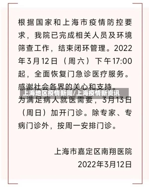 上海地区疫情新闻/上海疫情新资讯