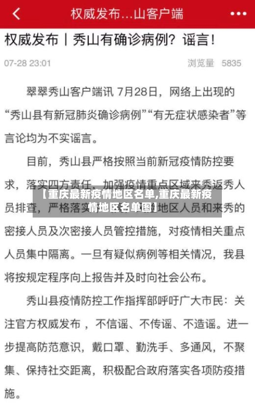 【重庆最新疫情地区名单,重庆最新疫情地区名单图】-第2张图片
